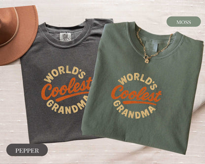 Coolest Grandma Retro T-Shirt