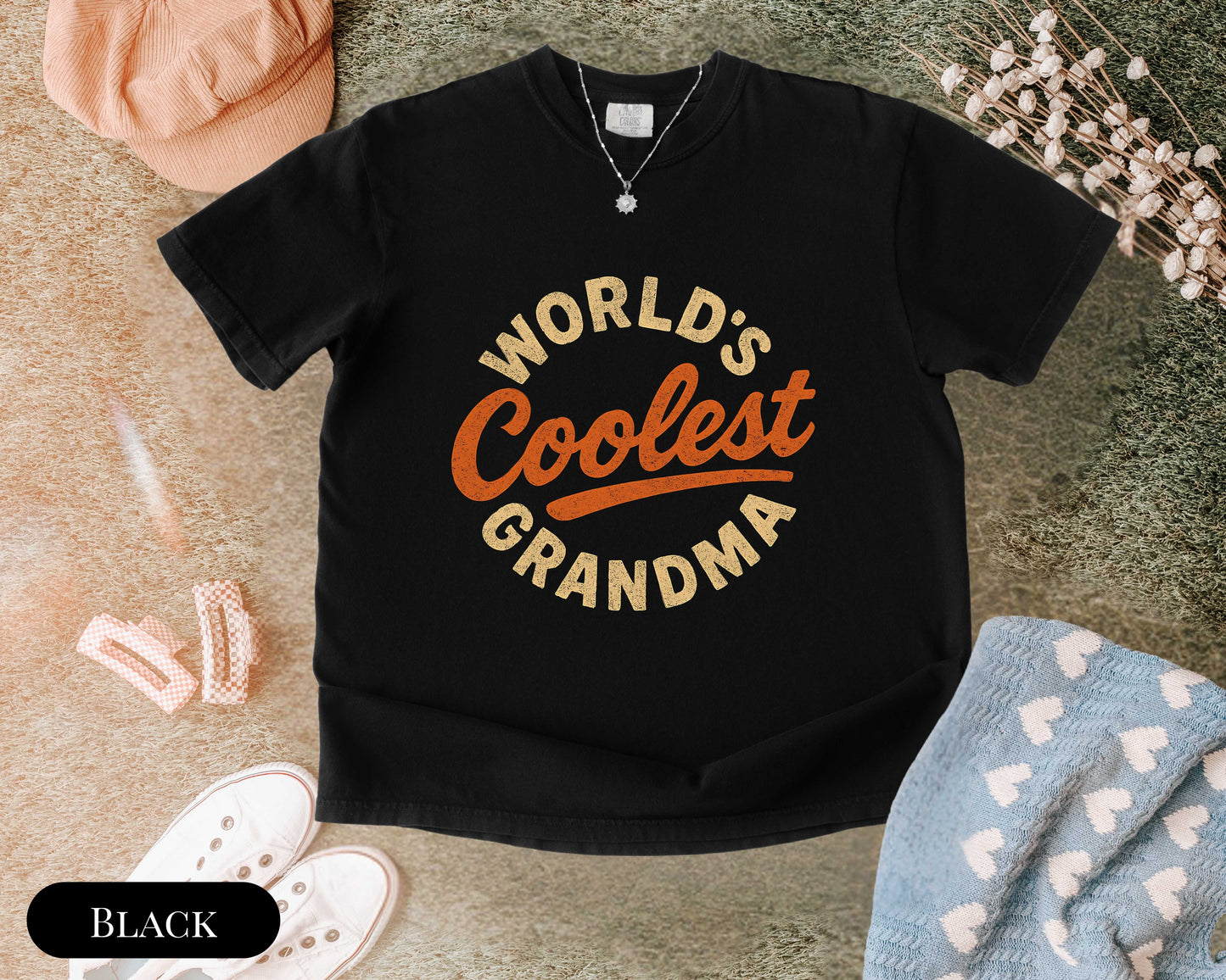 Coolest Grandma Retro T-Shirt