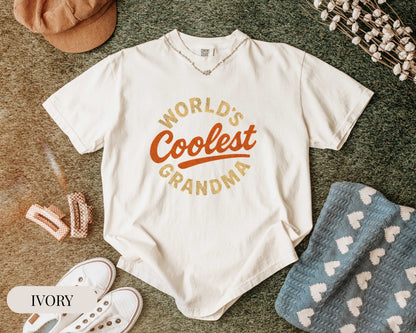 Coolest Grandma Retro T-Shirt