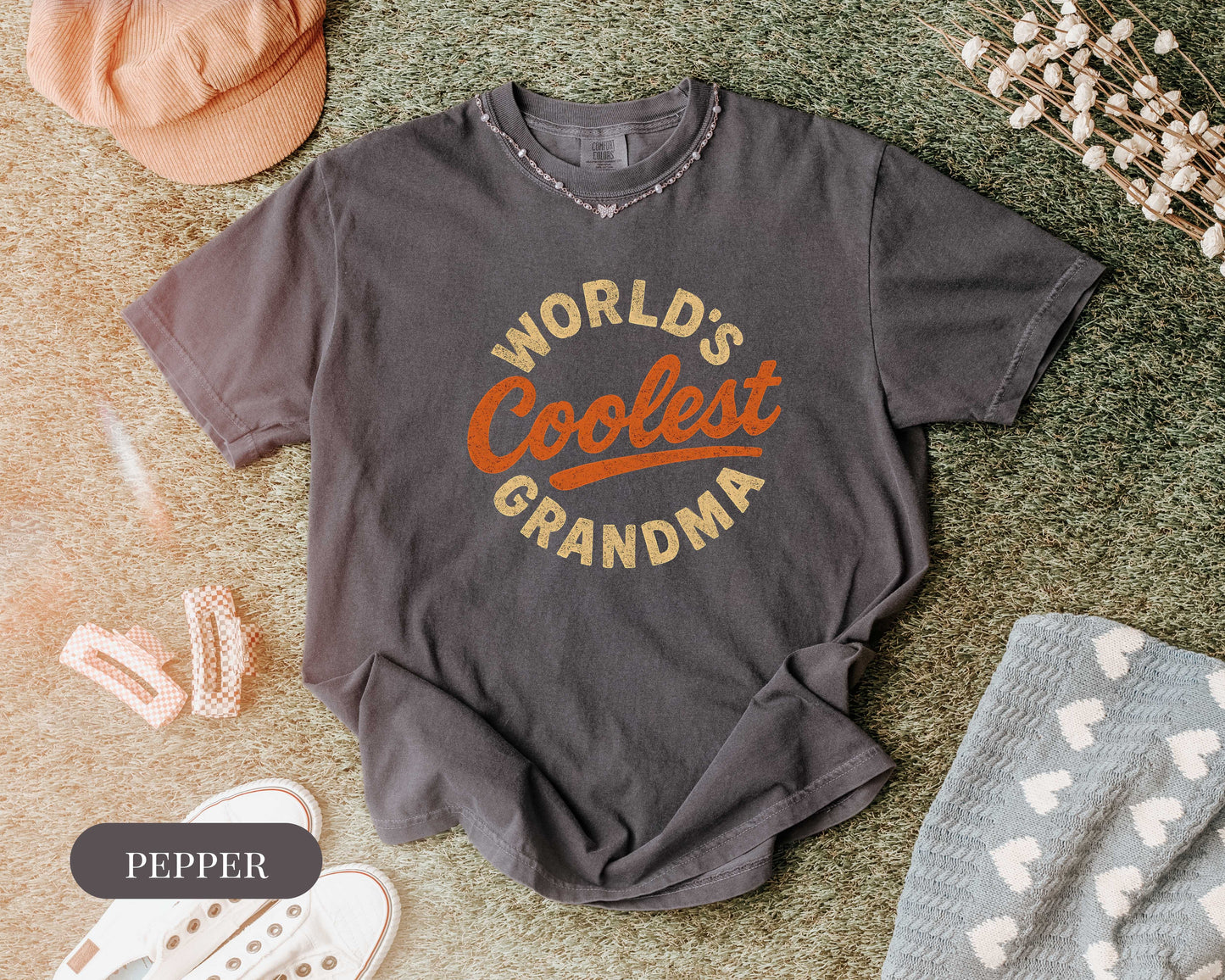 Coolest Grandma Retro T-Shirt